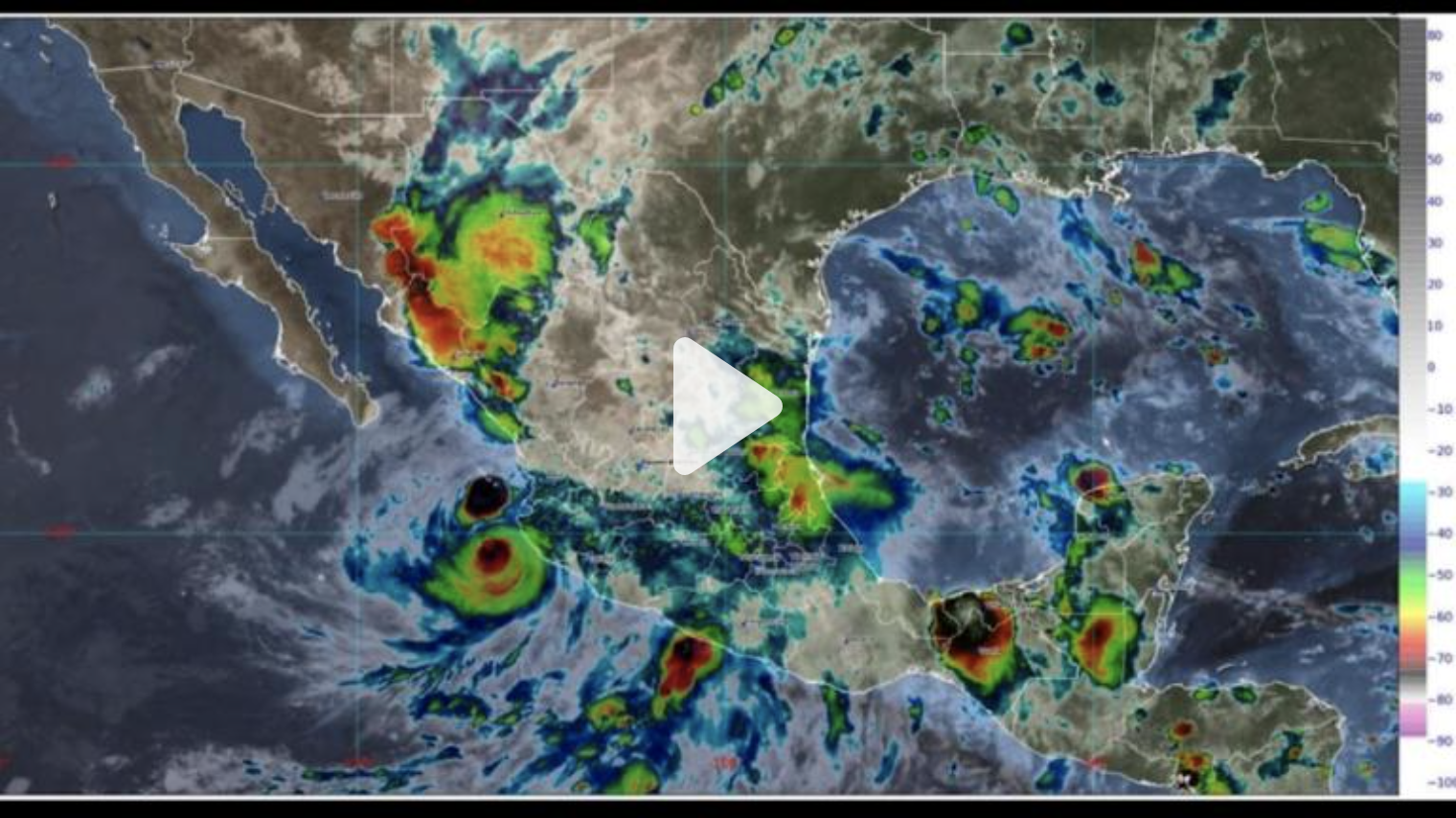 Avanza la tormenta tropical Enrique hacia Los Cabos