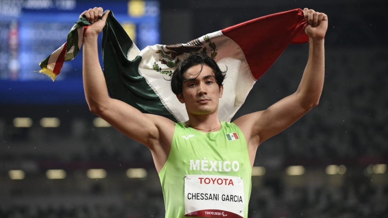 José Rodolfo Chessani ganó en los 400 metros de paratletismo. Foto: Conade.