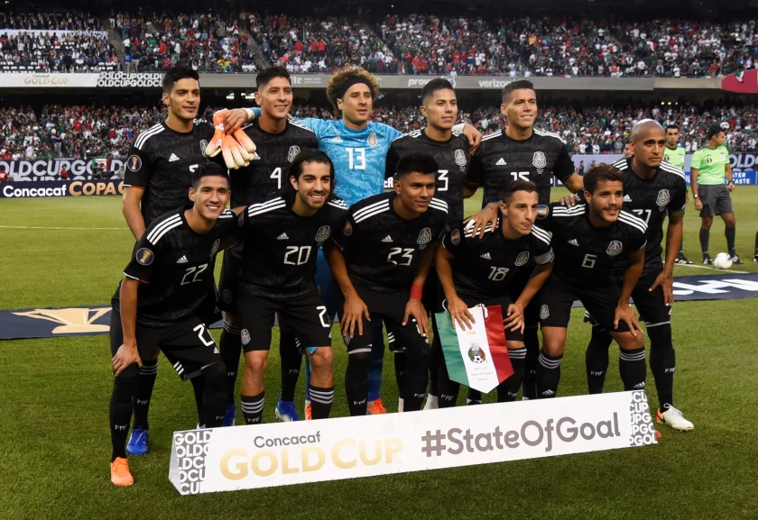 La Selección Mexicana de Fubol posa previo a un partido de la Copa Oro 2019. EFE/David Banks/Archivo