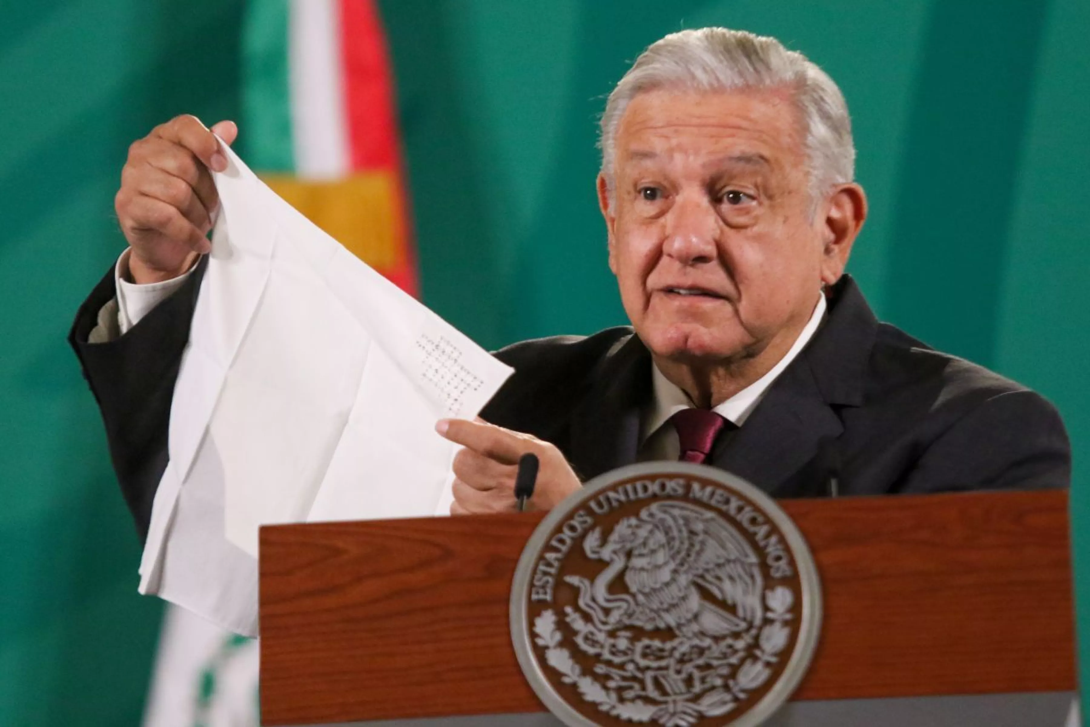 Andrés Manuel López Obrador, presidente de México, ha señalado en diferentes ocasiones que si el pueblo de México decide que se vaya antes de que termine su sexenio, lo hará. (Moisés Pablo/Moisés Pablo)