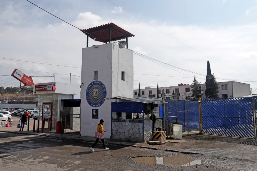 Vista del exterior del Centro Penitenciario de Puebla, el 20 de enero de 2022 en el estado de Puebla (México). EFE/Hilda Ríos