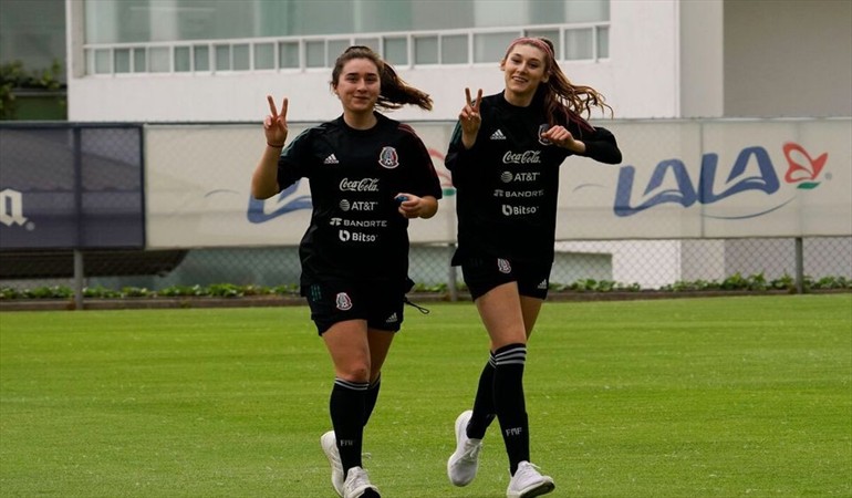 Tatiana y Silvana entrenan con México. Foto: getty