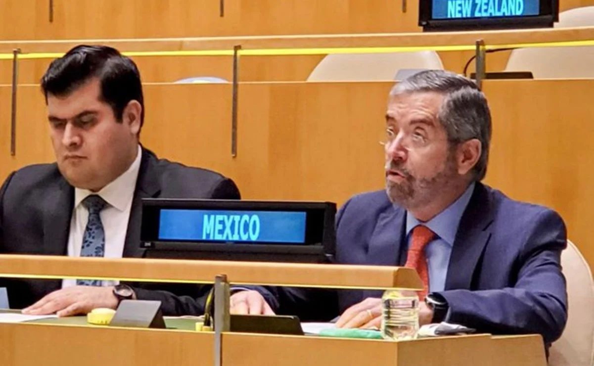 Ante el conflicto Rusia-Ucrania, México plantea reformas al Consejo de Seguridad de la ONU. Foto: Twitter @MexOnu