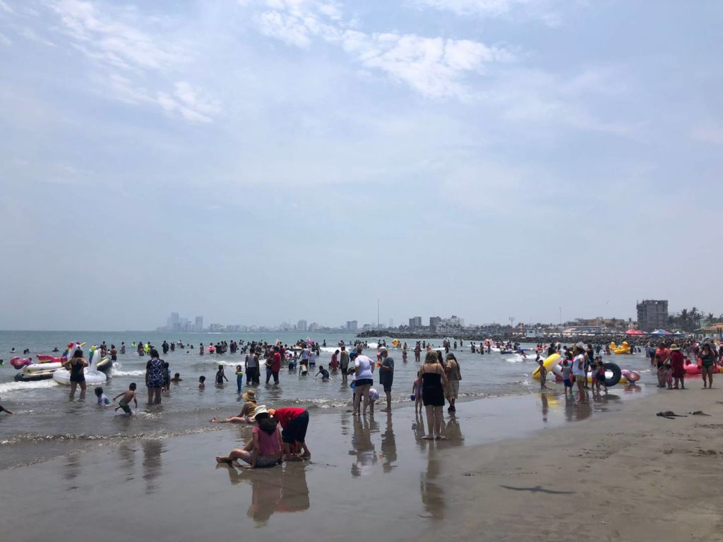 Turismo en playas de Veracruz. Imagen de Ana Osorio.