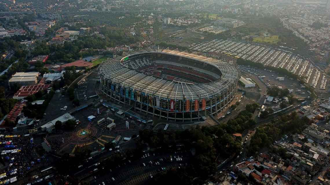 Estadio Azteca visto desde las alturas EFE