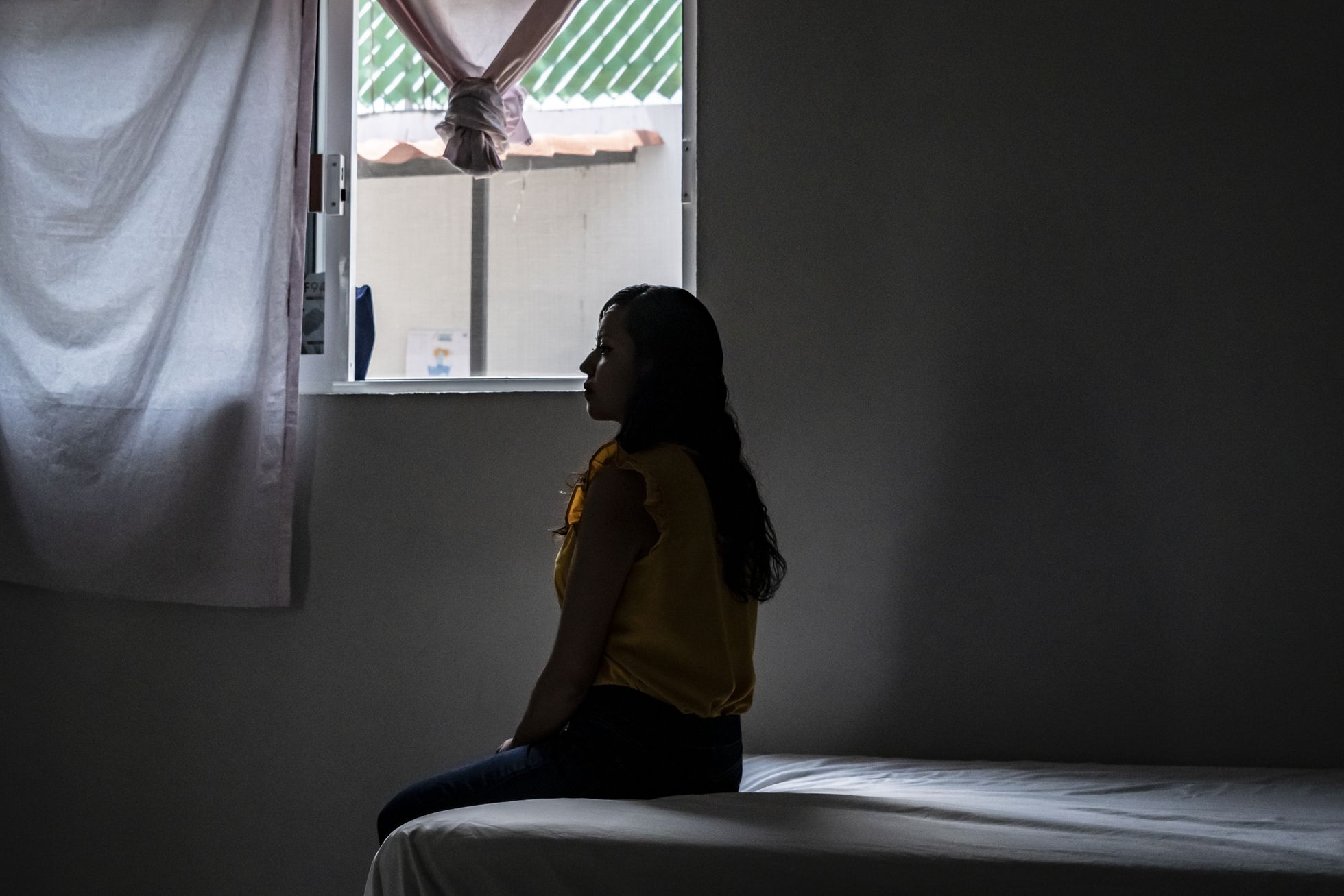 Una mujer en un refugio para mujeres en el Estado de Morelos. NAYELI CRUZ