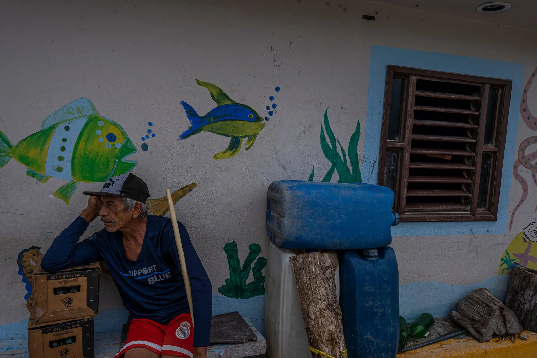 Ezequiel Navas esperaba que el Tren Maya llevara oportunidades de empleo a su pueblo de Chemuyil, México.