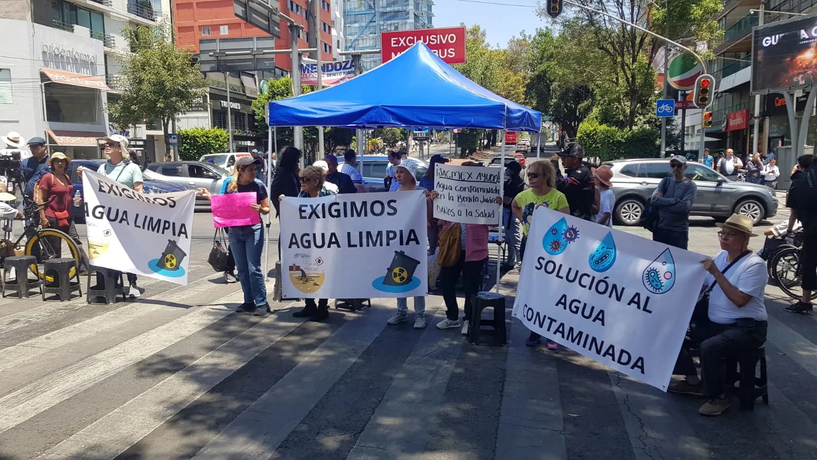 Clara Brugada busca deslindar responsabilidades al Gobierno de la Ciudad de México en el tema del agua en Benito Juárez