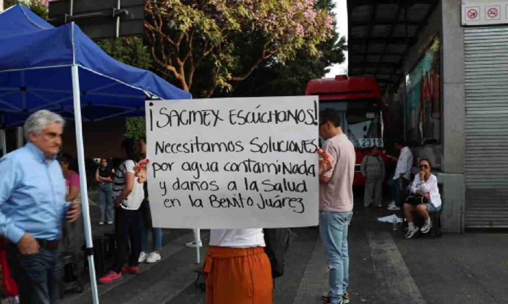En complicidad gobierno de CDMX y Lety Varela han dejado sin respuestas a los habitantes de la Benito Juárez en el tema del agua